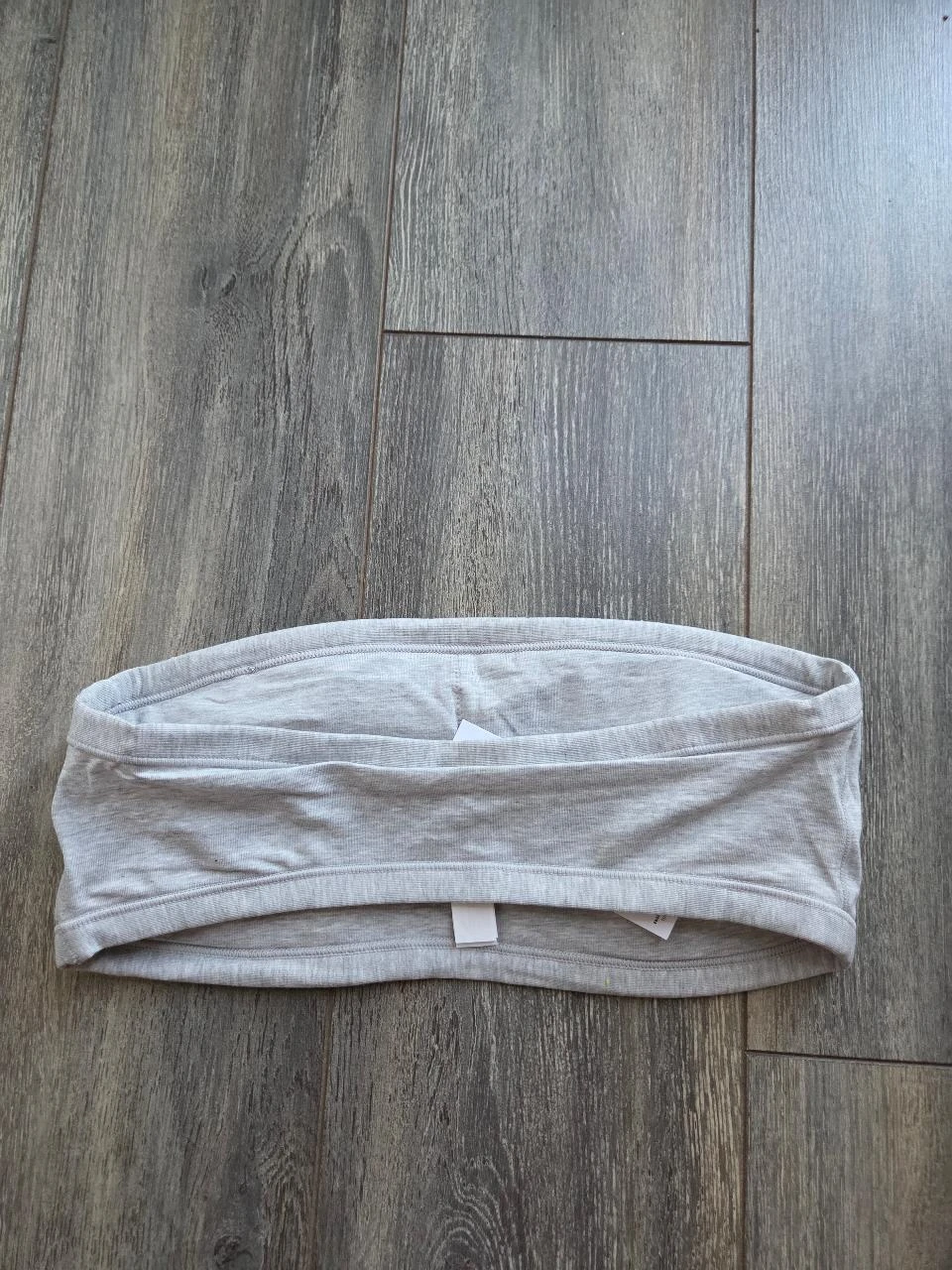 Etam grijze gestreepte bandjesloze beha met blote rug, onzichtbaar, comfort, maat M, nieuw – photo 5